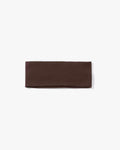 Brown rectangular fabric swatch on a white background